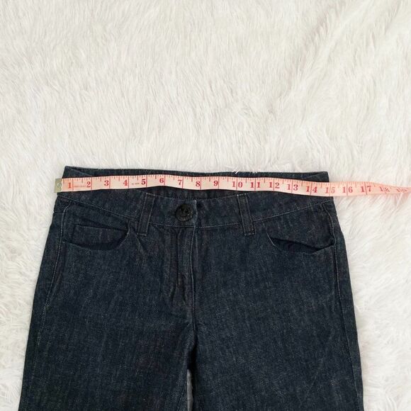 Yves Saint Laurent Flare Denim Jeans in Dark Blue - Picture 3 of 12